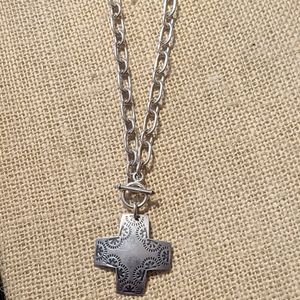 Silpada Sterling Silver Cross Necklace